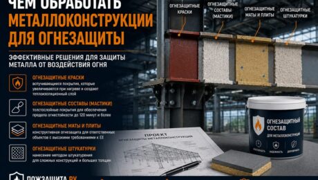 Чем обработать металлоконструкции для огнезащиты Чем обработать металлоконструкции для огнезащиты