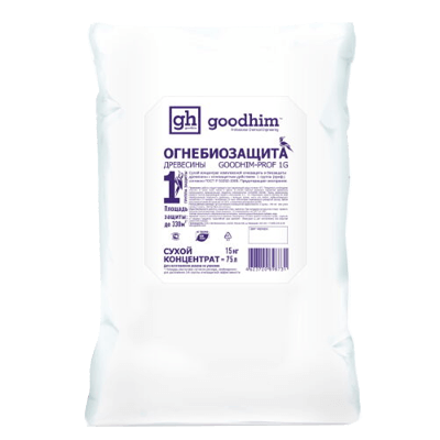 GOODHIM 1G Сухой концентрат (DRY) 1:5, мешок 15 кг огнезащита древесины