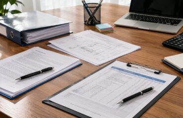 Акт огнезащитной обработки Оформление акта огнезащитной обработки: документы и ведомость на столе